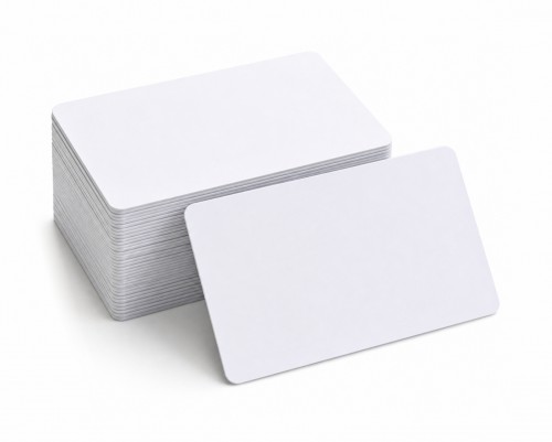 Cartão PVC Branco CR80 | Crachá e Identificação
