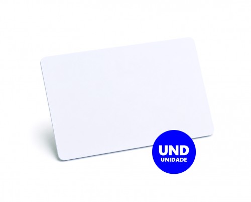Cartão PVC Branco CR80 - Laminação Brilho
