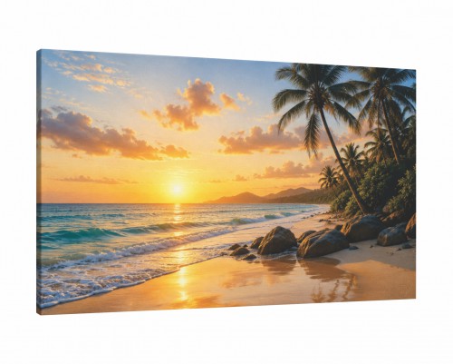 Quadro Personalizado Canvas Tecido Premium com Foto - 50x70